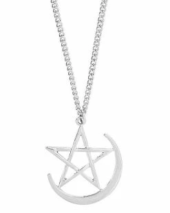 Outlet 😍 Star Crescent Moon Necklace 🛒 -Playboy Shop 03665296 b
