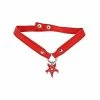 Brand new 🤩 Red Pentagram Choker Necklace 👍 -Playboy Shop 03665494 a