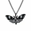 Coupon 🎉 Black Skull Moth Necklace 🧨