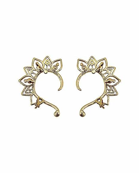 Brand new π€© Goldtone Cutout Pearl Wrap Ear Cuffs π 4 Brand new π€© Goldtone Cutout Pearl Wrap Ear Cuffs π - Image 2