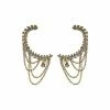Best Sale π Goldtone Laurel Wreath Chain Ear Cuffs β¨ 2 Best Sale π Goldtone Laurel Wreath Chain Ear Cuffs β¨ -Playboy Shop 03665601 a