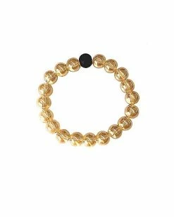 Best Pirce 🔔 Black and Gold Long Distance Beaded Bracelets 👏 -Playboy Shop 03665833 c