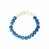 Top 10 👏 Blue and White Lava Bead Bracelet 🔥
