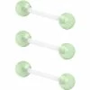 Best reviews of 🔥 Glow in the Dark Nipple Barbells - 14 Gauge ⌛ -Playboy Shop 03666161 a