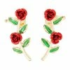 Cheap ⌛ Red Double Roses Ear Cuff ⭐ 1 Cheap ⌛ Red Double Roses Ear Cuff ⭐ -Playboy Shop 03666245 a