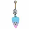 Promo 👏 Ombre Ouija Board Dangle Belly Ring - 14 Gauge 🌟 -Playboy Shop 03666633 a