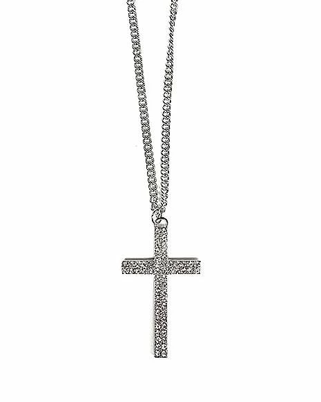 Deals π Silvertone Cross Curb Chain Necklace π 3 Deals π Silvertone Cross Curb Chain Necklace π