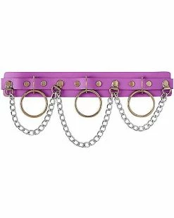 Flash Sale ⌛ Lavender O-Ring Chain Collar Choker Necklace 💯 -Playboy Shop 03674934 b
