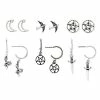 Best Sale 🎁 Multi-Pack Snake Pentagram and Dagger Earrings - 6 Pair 😀 -Playboy Shop 03675006 a