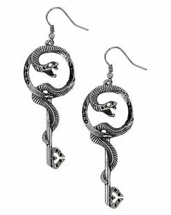Flash Sale 🤩 CZ Snake Key Dangle Earrings 🔥