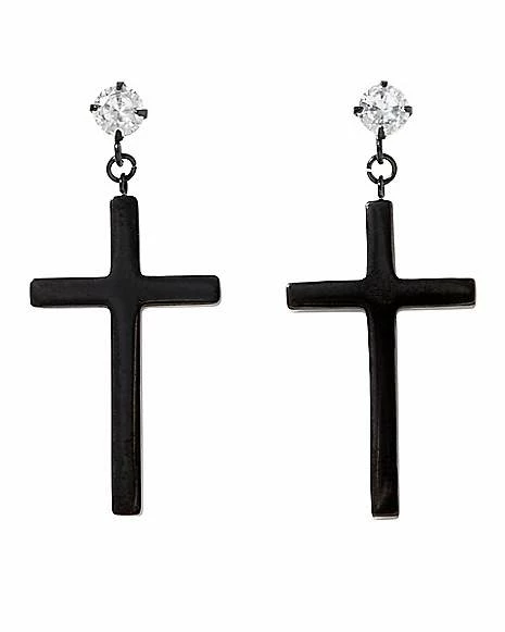 Best reviews of 𧨠CZ Black Cross Dangle Stud Earrings β 20 Gauge π 3 Best reviews of 𧨠CZ Black Cross Dangle Stud Earrings β 20 Gauge π