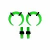 Coupon 👏 Green Glow in the Dark Pinchers and Plugs – 2 Pair 🎉