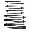 New π₯ Multi-Pack Black Textured Tapers 6 Pair - 14-4 Gauge π₯ 1 New π₯ Multi-Pack Black Textured Tapers 6 Pair - 14-4 Gauge π₯ -Playboy Shop 03679107 a