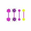 Outlet π Multi-Pack Spikey Tongue Barbells - 14 Gauge π 2 Outlet π Multi-Pack Spikey Tongue Barbells - 14 Gauge π -Playboy Shop 03681533 a