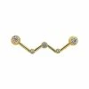 Discount π₯ Goldtone CZ Zig Zag Industrial Barbell - 14 Gauge π 2 Discount π₯ Goldtone CZ Zig Zag Industrial Barbell - 14 Gauge π -Playboy Shop 03681707 a