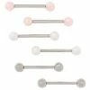 Discount 🛒 Multi-Pack Nipple Barbells 3 Pair - 14 Gauge 🎁 -Playboy Shop 03684305 a