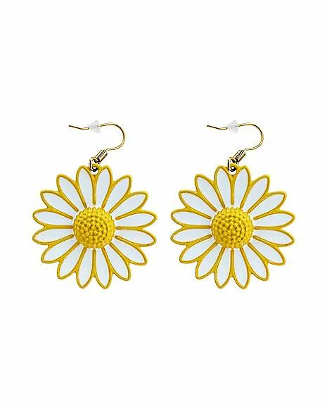Cheap ⌛ Yellow Daisy Dangle Earrings – 18 Gauge ⭐ 3 Cheap ⌛ Yellow Daisy Dangle Earrings – 18 Gauge ⭐