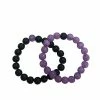 Best deal ❤️ Black and Purple Long Distance Beaded Bracelets – 2 Pack 😉 -Playboy Shop 03695988 a