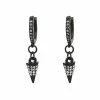 Buy π CZ Spike Dangle Huggie Hoop Earrings β 18 Gauge β 1 Buy π CZ Spike Dangle Huggie Hoop Earrings β 18 Gauge β -Playboy Shop 03711876 a