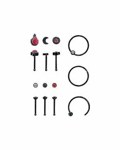 Flash Sale π Multi-Pack Black CZ Moon Nose Rings 9 Pack - 20 Gauge βοΈ 6 Flash Sale π Multi-Pack Black CZ Moon Nose Rings 9 Pack - 20 Gauge βοΈ -Playboy Shop 03711942 a