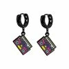 Wholesale 😉 Boombox Dangle Huggie Earrings – 18 Gauge ⌛ -Playboy Shop 03712379 a