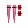 Budget 👏 Multi-Pack Pink & Red Tapers and Plugs – 2 Pair 👏 -Playboy Shop 03712585 a