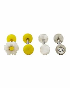 Deals 🌟 Multi-Pack Flower Barbells 4 Pack - 14 Gauge ⭐