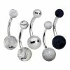 Wholesale 😉 Multi-Pack Marble Belly Rings 5 Pack – 14 Gauge ✔️ -Playboy Shop 03712916 a