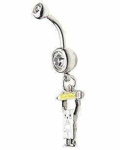 Coupon 👍 DoodleBob CZ Dangle Belly Ring 14 Gauge - SpongeBob SquarePants 👍 -Playboy Shop 03713062 c