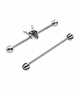 Budget π― Rock On Skeleton Hand Industrial Barbells 2 Pack - 14 Gauge π― 7 Budget π― Rock On Skeleton Hand Industrial Barbells 2 Pack - 14 Gauge π― -Playboy Shop 03713914 b