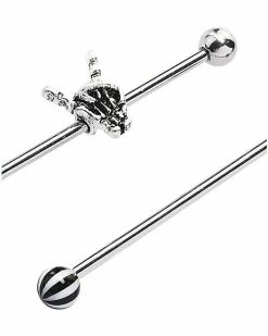 Budget π― Rock On Skeleton Hand Industrial Barbells 2 Pack - 14 Gauge π― 8 Budget π― Rock On Skeleton Hand Industrial Barbells 2 Pack - 14 Gauge π― -Playboy Shop 03713914 c