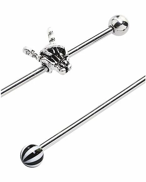 Budget π― Rock On Skeleton Hand Industrial Barbells 2 Pack - 14 Gauge π― 5 Budget π― Rock On Skeleton Hand Industrial Barbells 2 Pack - 14 Gauge π― - Image 3