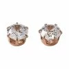 Best deal π Round CZ Rose Gold Titanium Stud Earrings - 20 Gauge π― 2 Best deal π Round CZ Rose Gold Titanium Stud Earrings - 20 Gauge π― -Playboy Shop 03714870 a