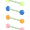 Brand new 🤩 Multi-Pack Glow in the Dark Bioflex Barbells 4 Pack – 14 Gauge 🔔 -Playboy Shop 03715885 a