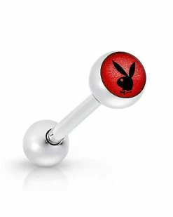 Discount ✔️ Multi-Pack Playboy Bunny Barbells 14 Gauge - 4 Pack 🧨 -Playboy Shop 03722162 d