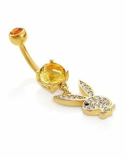 Best Sale β¨ Goldtone Yellow CZ Playboy Bunny Dangle Belly Ring - 14 Gauge π€© 7 Best Sale β¨ Goldtone Yellow CZ Playboy Bunny Dangle Belly Ring - 14 Gauge π€© -Playboy Shop 03722360 c