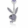Deals π Purple CZ Playboy Bunny Belly Ring - 14 Gauge π― 1 Deals π Purple CZ Playboy Bunny Belly Ring - 14 Gauge π― -Playboy Shop 03722410 a