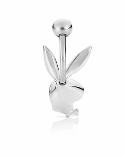 Cheap ⌛ Yellow CZ Playboy Bunny Belly Ring - 14 Gauge ⌛ -Playboy Shop 03722543 b