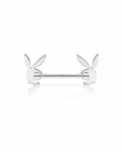 Cheapest 🌟 Pink CZ Playboy Bunny Nipple Barbells 🛒 -Playboy Shop 03722717 c