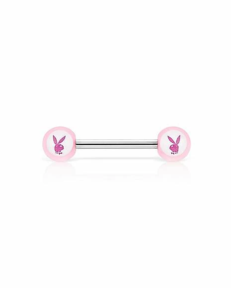 Best deal π₯ Pink Glow In The Dark Playboy Bunny Nipple Barbells - 14 Gauge π₯° 4 Best deal π₯ Pink Glow In The Dark Playboy Bunny Nipple Barbells - 14 Gauge π₯° - Image 2