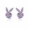 New π Purple CZ Playboy Bunny Stud Earrings βοΈ 2 New π Purple CZ Playboy Bunny Stud Earrings βοΈ -Playboy Shop 03723434 a