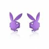 Wholesale ✔️ Purple Playboy Bunny Stud Earrings 🧨 -Playboy Shop 03723491 a