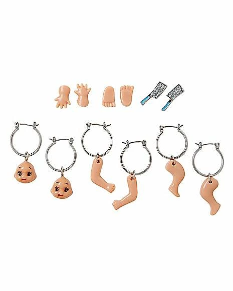 Flash Sale π€© Multi-Pack Babydoll Parts Earrings - 6 Pack π 3 Flash Sale π€© Multi-Pack Babydoll Parts Earrings - 6 Pack π