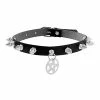 Buy 😀 Spiked Pentagram Collar Choker Necklace 💯 -Playboy Shop 03728805 a