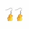 Buy 😍 Rubber Duck Fishhook Dangle Earrings - 18 Gauge 😍