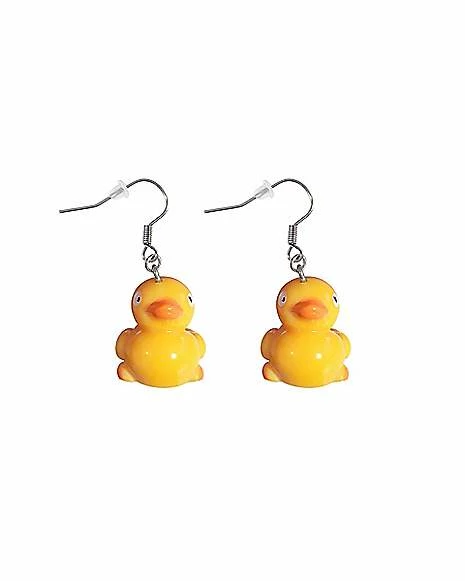 Buy π Rubber Duck Fishhook Dangle Earrings - 18 Gauge π 4 Buy π Rubber Duck Fishhook Dangle Earrings - 18 Gauge π - Image 2