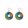 Budget ✨ Rainbow CD Dangle Earrings - 18 Gauge 🥰 -Playboy Shop 03729126 a
