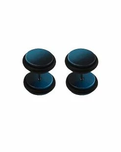 Discount 🎉 Black Ombre Fake Plugs – 18 Gauge 🔥