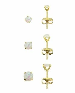 Budget π Multi-Pack Acrylic Opal Effect Earrings 3 Pair - 20 Gauge π 5 Budget π Multi-Pack Acrylic Opal Effect Earrings 3 Pair - 20 Gauge π -Playboy Shop 03729894 b