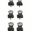 Hot Sale 💯 Multi-Pack Round CZ Black Stud Earrings – 20 Gauge 👏